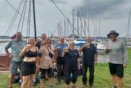 Skjoldungens crew arrived with beer at the old viking town Hedeby