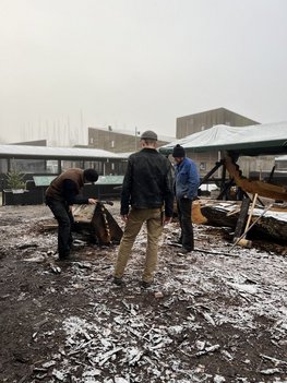 Gokstadbåd til Museum i Californien. Copyright: Vikingeskibsmuseet i Roskilde.