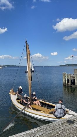 Sejlads i nordiske træbåde på Roskilde Fjord