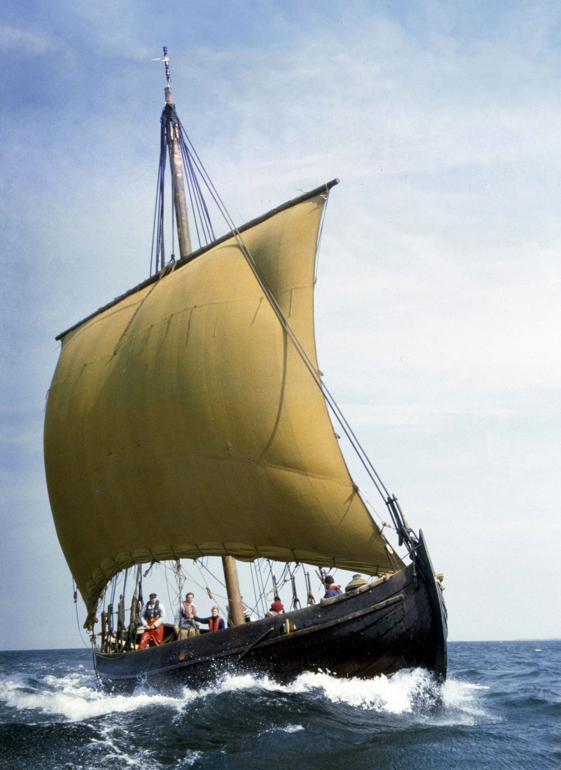 The Viking ship Ottar, a sailing reconstruction of Skuldelev 1, which can be seen at the Viking Ship Museum in Roskilde The Viking ship Ottar, a sailing reconstruction of Skuldelev 1, which can be seen at the Viking Ship Museum in Roskilde