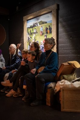 Gå på opdagelse i BørneBygden på Vikingeskibsmuseet. Foto: Jacob N. Andreassen